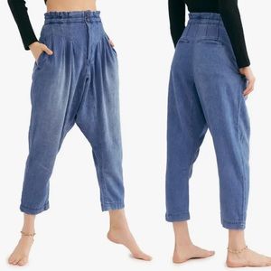 Free people mover and shaker cropped pants